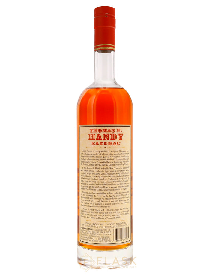 Thomas H Handy Sazerac Rye Whiskey 2016 - Flask Fine Wine & Whisky