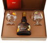 Grand Marnier 150 Cent Cinquantenaire Gift Set with 2 Painted Glasses - Flask Fine Wine & Whisky