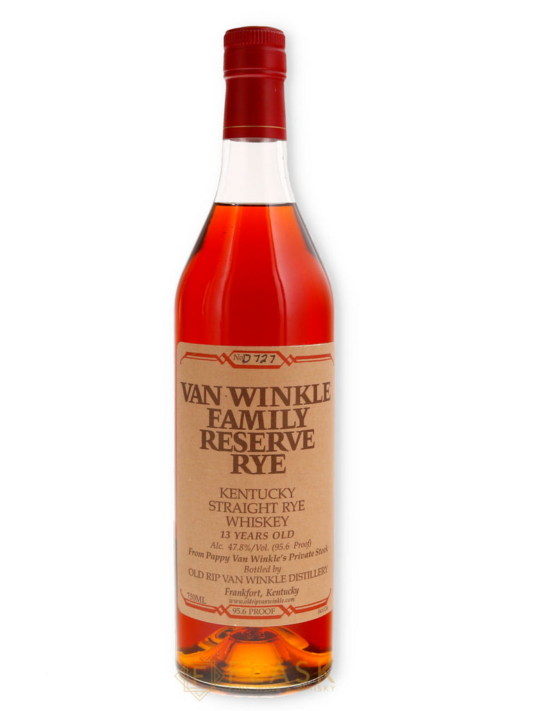 Van Winkle Family Reserve Rye Whiskey 13 Years Old Bottled 2013 - Flask Fine Wine & Whisky