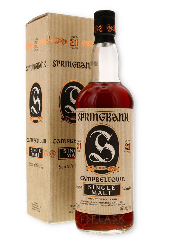 Springbank 21 Year Old Dark 2000s Release 750ml - Flask Fine Wine & Whisky