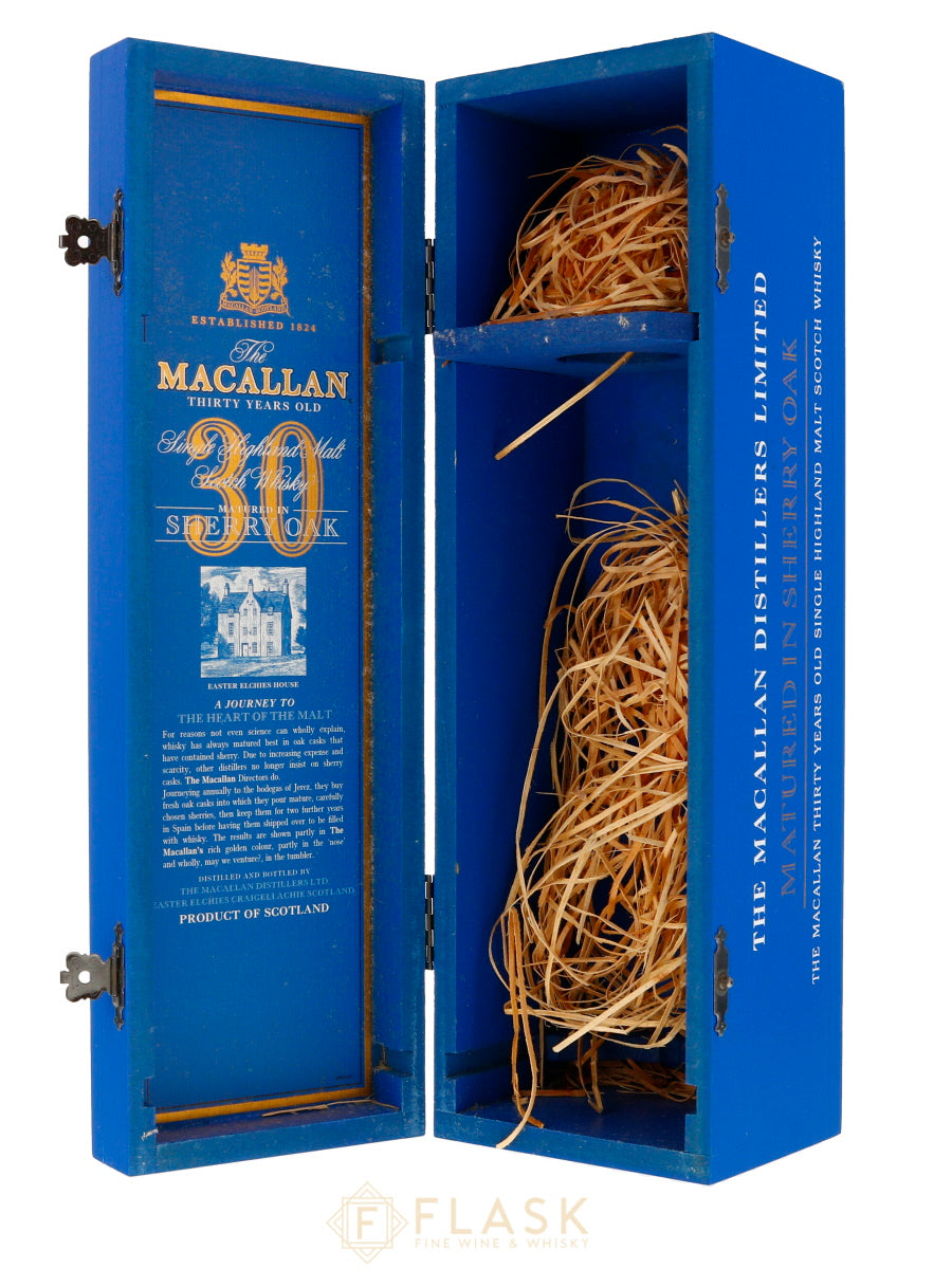 Macallan 30 Year Sherry Cask Blue Label 1990s-00s 70cl - Flask Fine Wine & Whisky