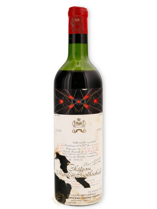 Mouton Rothschild 1959 - Flask Fine Wine & Whisky