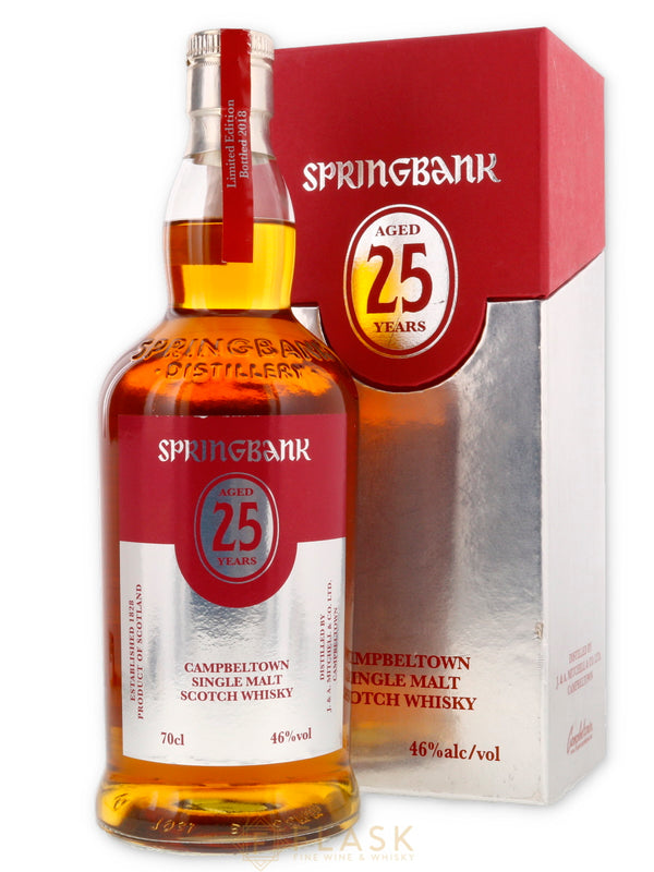 Springbank 25 Year Old Single Malt 2018 Release 70cl - Flask Fine Wine & Whisky