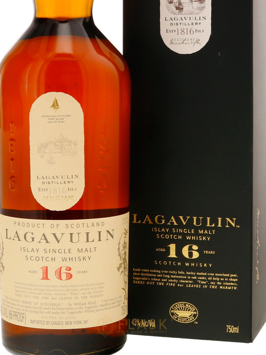 Lagavulin Aged 16 Years Single Malt Scotch 750ml
