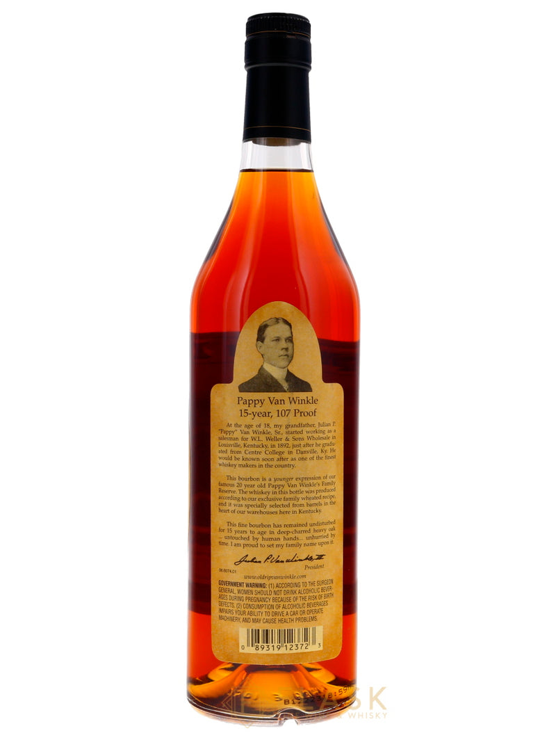 Pappy Van Winkle 15 Year Old Bourbon 2012 - Flask Fine Wine & Whisky