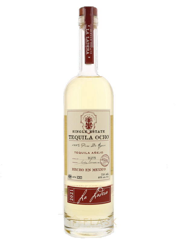 Tequila Ocho Single Estate Anejo La Ladera - Flask Fine Wine & Whisky