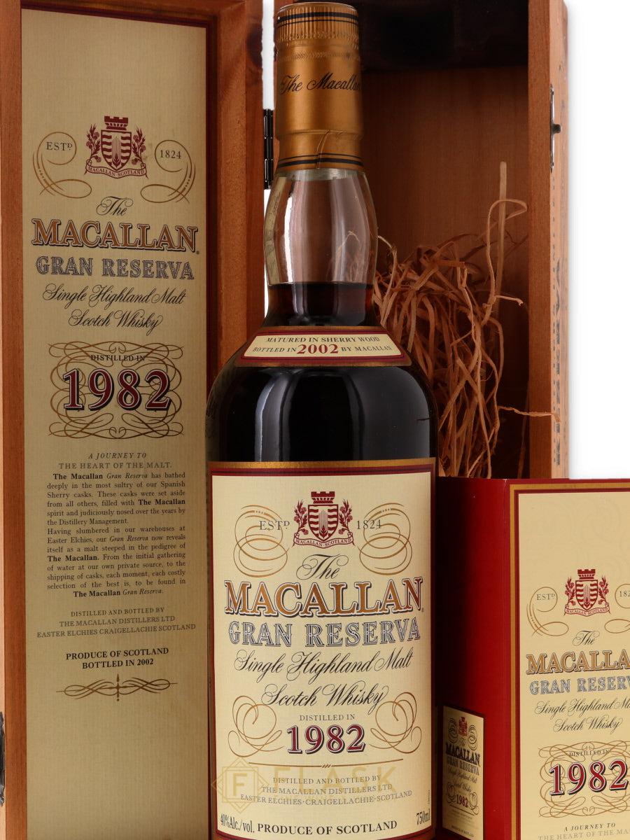 Macallan Gran Reserva Single Malt 1982 - Flask Fine Wine & Whisky