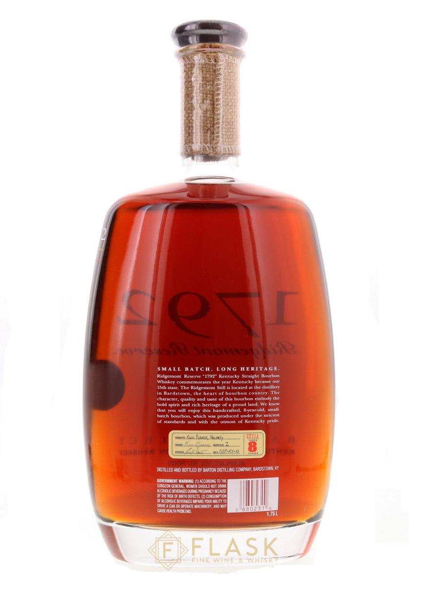 1792 Ridgemont Reserve 8 Year Old Private Single Barrel Select 1.75 Liter - Flask Fine Wine & Whisky