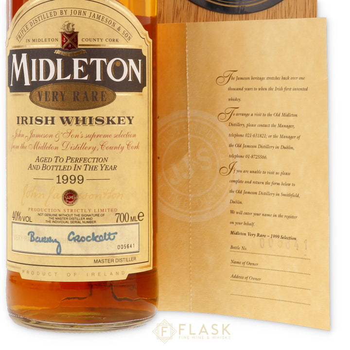 Midleton Very Rare 1999 Irish Whiskey 70cl  [Full Set] - Flask Fine Wine & Whisky