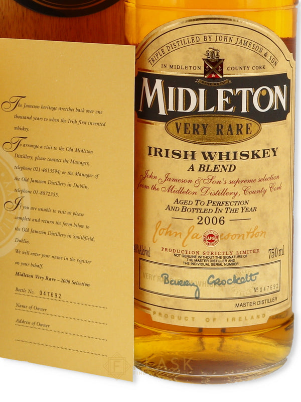 Midleton Very Rare Irish Whiskey 2006 - Flask Fine Wine & Whisky