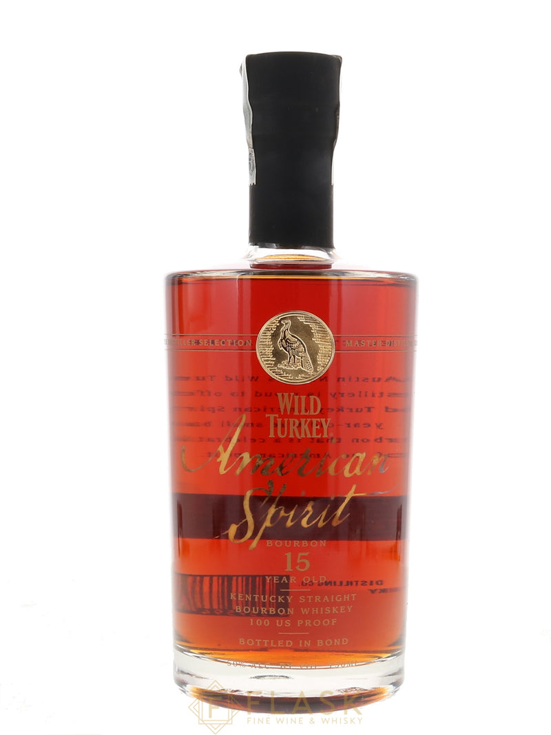 Wild Turkey American Spirit 15 Year Old Kentucky Bourbon - Flask Fine Wine & Whisky