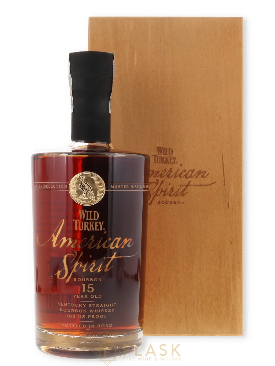 Wild Turkey American Spirit 15 Year Old Kentucky Bourbon - Flask Fine Wine & Whisky