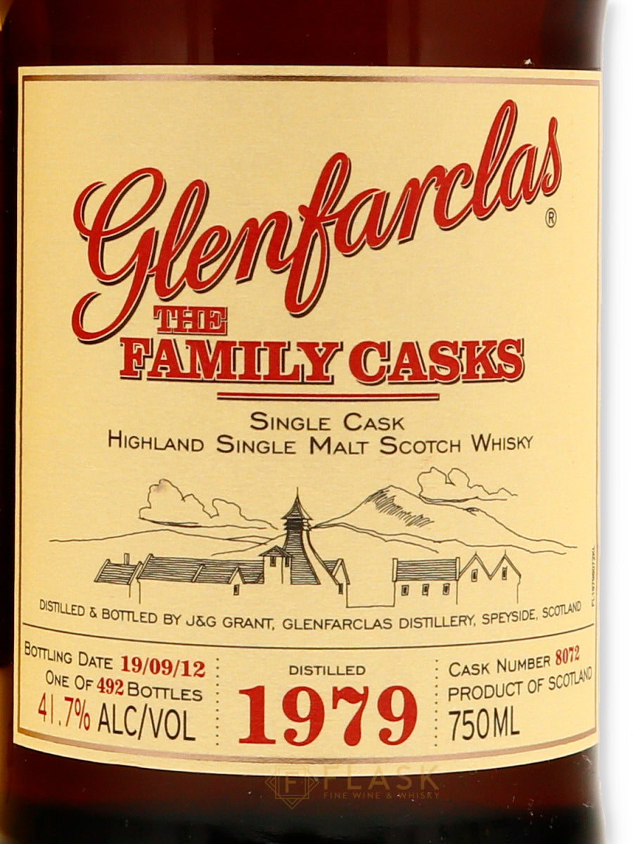 Glenfarclas 1979 The Family Casks #8072 - Flask Fine Wine & Whisky