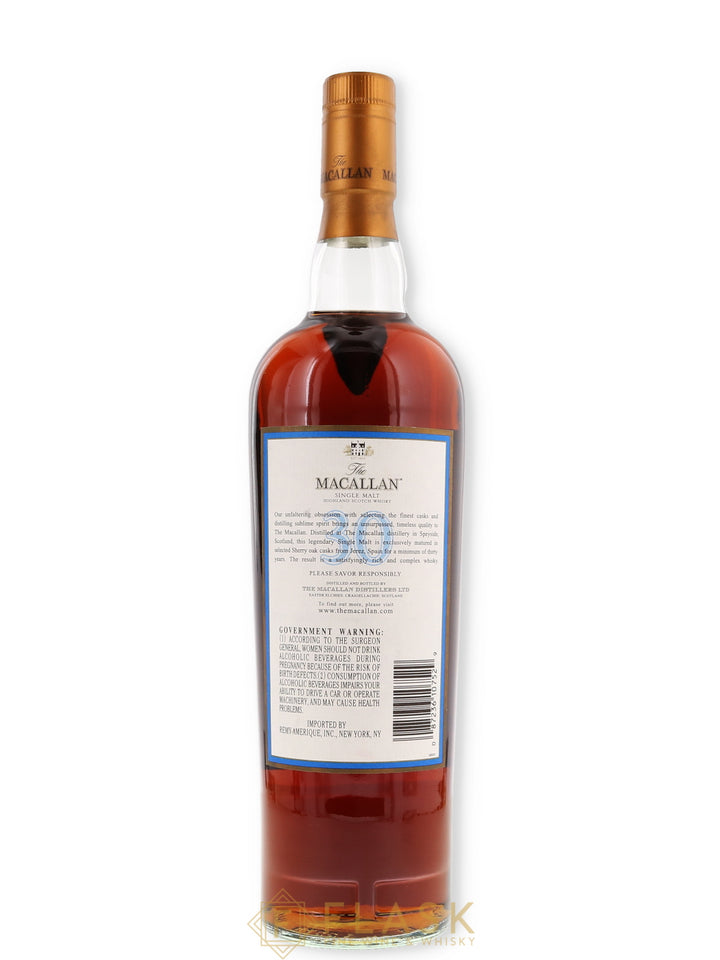 Macallan 30 Year Sherry Oak Blue Box (Mid-2000s) - Flask Fine Wine & Whisky