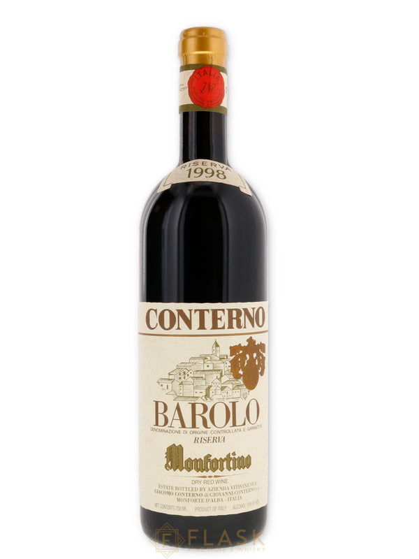 Giacomo Conterno Barolo Monfortino Riserva 1998 750ml - Flask Fine Wine & Whisky