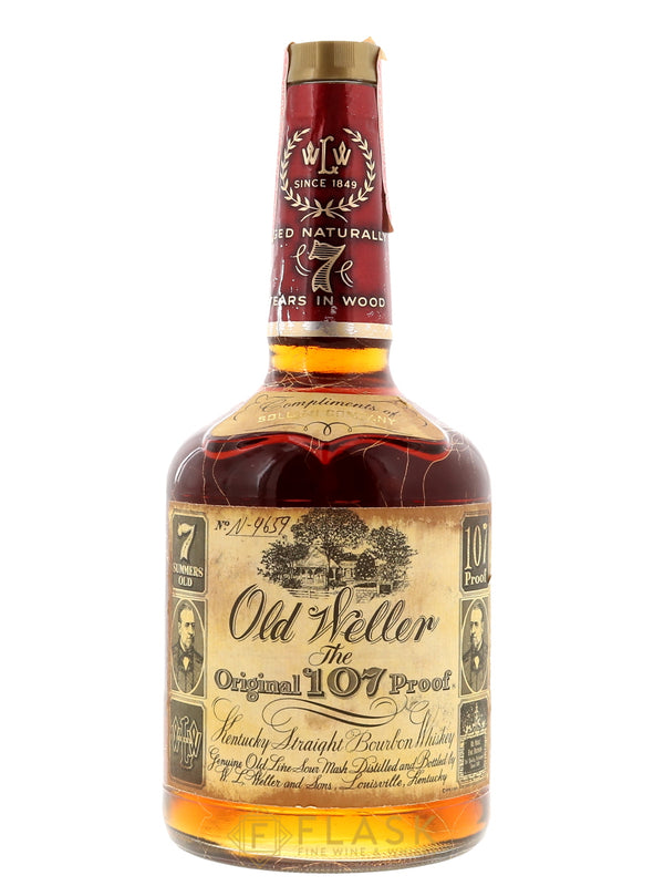 Old Weller 7 Year 107 Proof c.1982 Gold Vein / Stitzel Weller - Flask Fine Wine & Whisky
