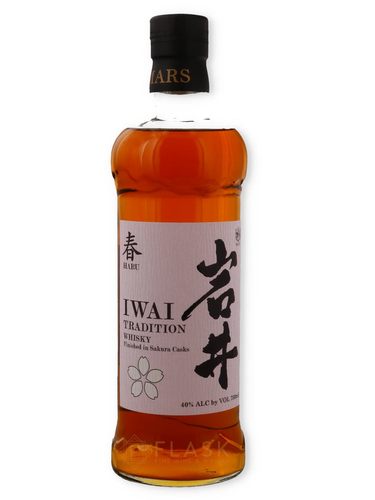 Mars Shinshu Iwai Tradition Sakura Cask Japanese Whisky - Flask Fine Wine & Whisky