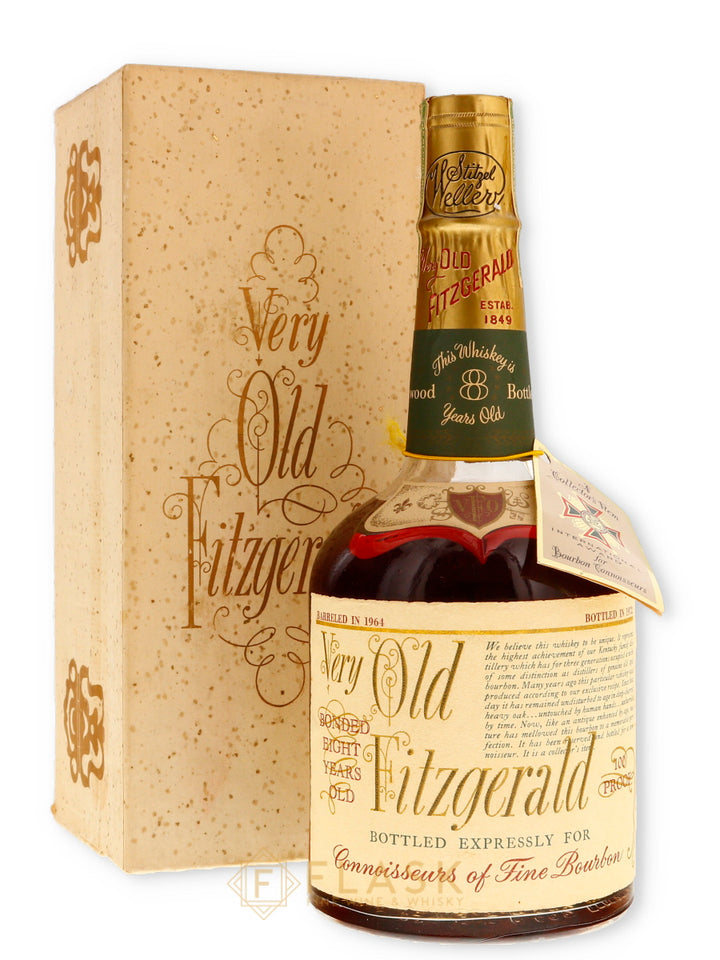 Very Old Fitzgerald 1964 8 Year Old Bourbon Bottled in Bond 100 Proof / Stitzel-Weller [Gift Box] - Flask Fine Wine & Whisky