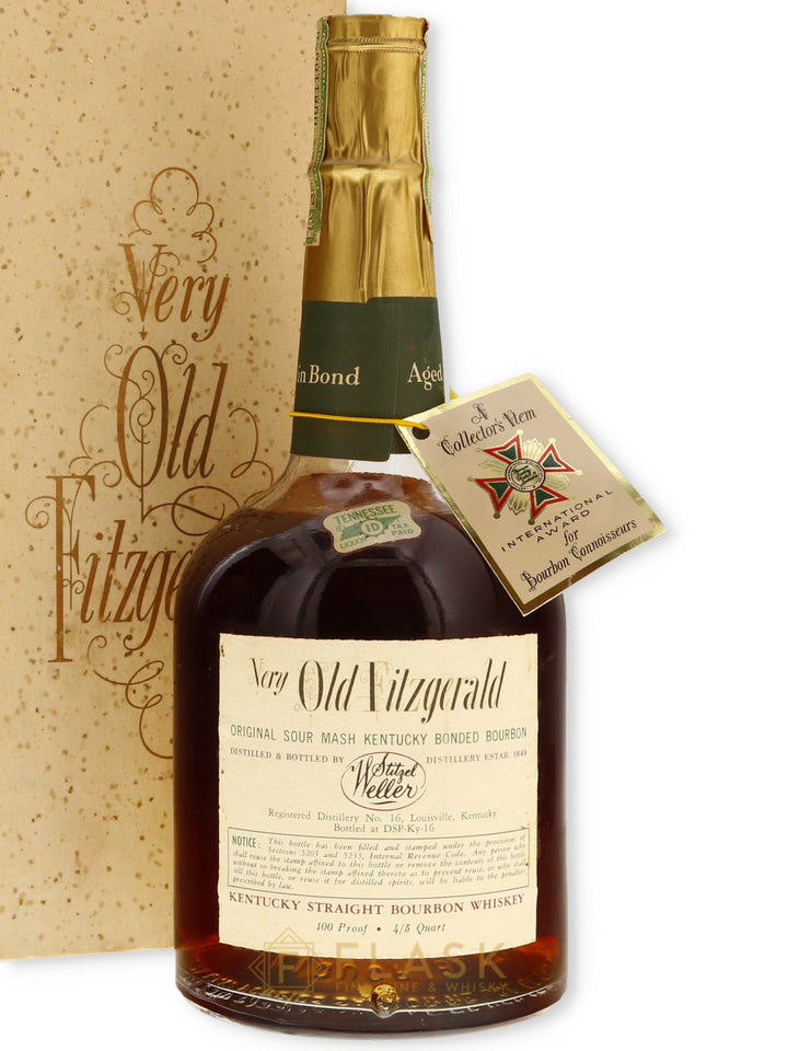 Very Old Fitzgerald 1964 8 Year Old Bourbon Bottled in Bond 100 Proof / Stitzel-Weller [Gift Box] - Flask Fine Wine & Whisky