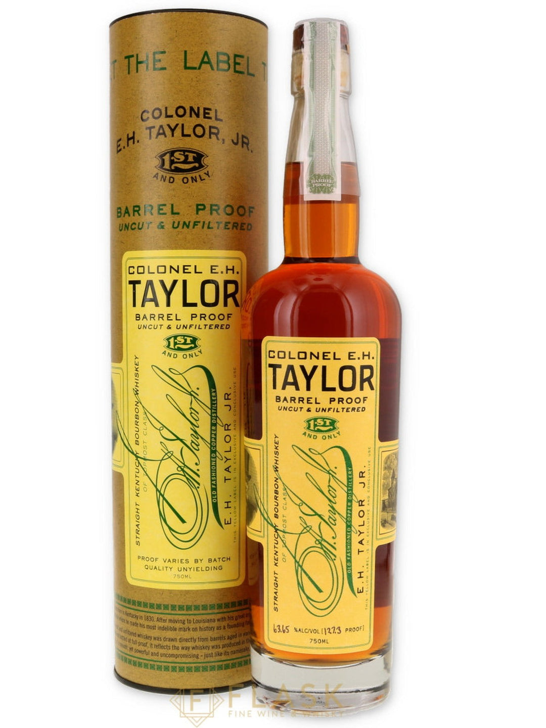 Colonel E.H. Taylor Barrel Proof Bourbon 127.3 Proof Batch 10 2021 - Flask Fine Wine & Whisky