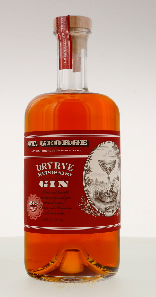 St George Dry Rye Reposado Gin 750ml - Flask Fine Wine & Whisky