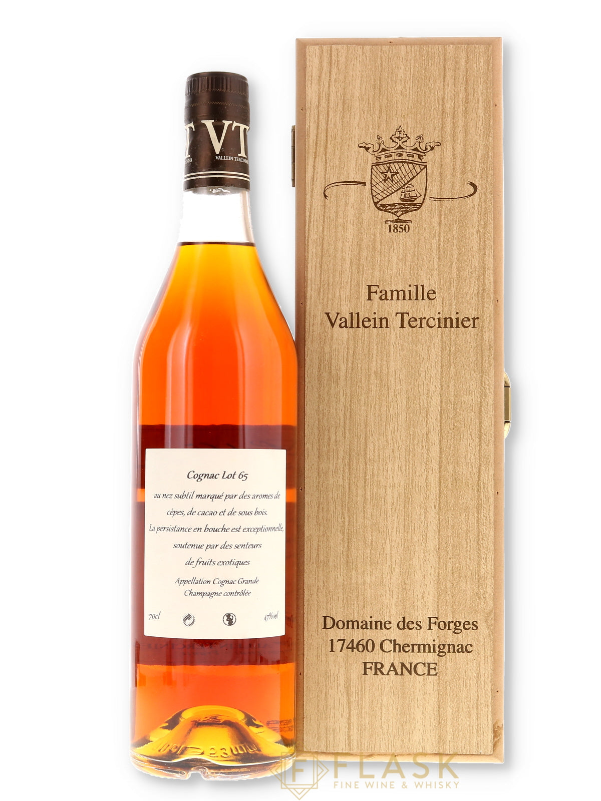 Vallein-Tercinier Lot 65 Brut de Fut Grande Champagne Cognac 47% [Net]