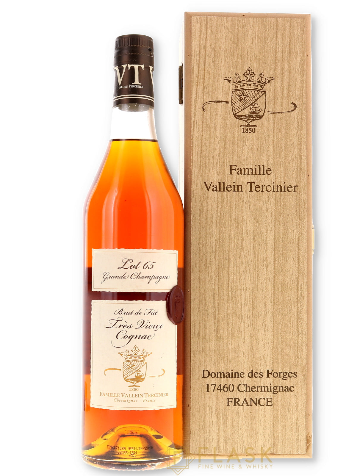 Vallein-Tercinier Lot 65 Brut de Fut Grande Champagne Cognac 47% [Net]