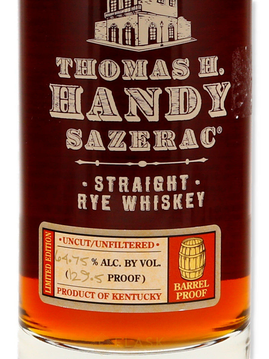 Thomas H Handy Sazerac Rye Whiskey 129.5 Proof 2021 - Flask Fine Wine & Whisky