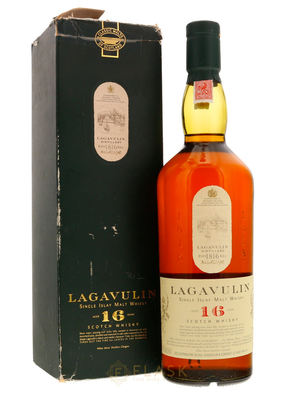 Lagavulin 16 Year Old White Horse 1990s / Schieffelin & Somerset Import - Flask Fine Wine & Whisky