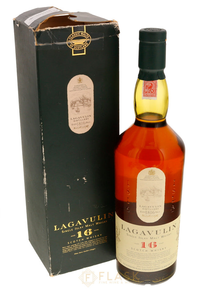 Lagavulin 16 Year Old White Horse 1990s / Schieffelin & Somerset Import - Flask Fine Wine & Whisky