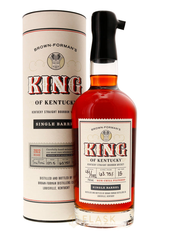 Brown Forman King of Kentucky 15 Year Old Single Barrel Bourbon 2022 Release 127.5 Proof - Flask Fine Wine & Whisky