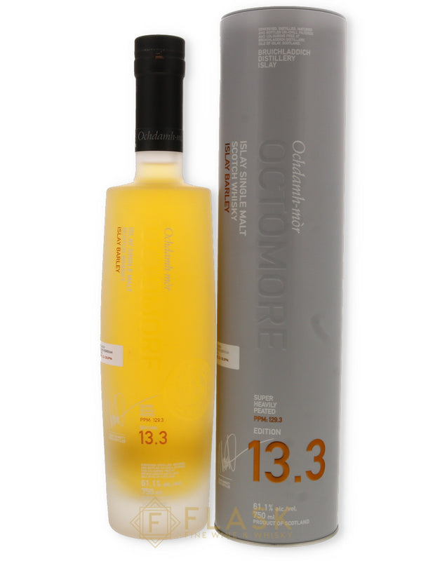 Bruichladdich Octomore 13.3 129.3 PPM 61.1% Super Heavily Peated Islay - Flask Fine Wine & Whisky