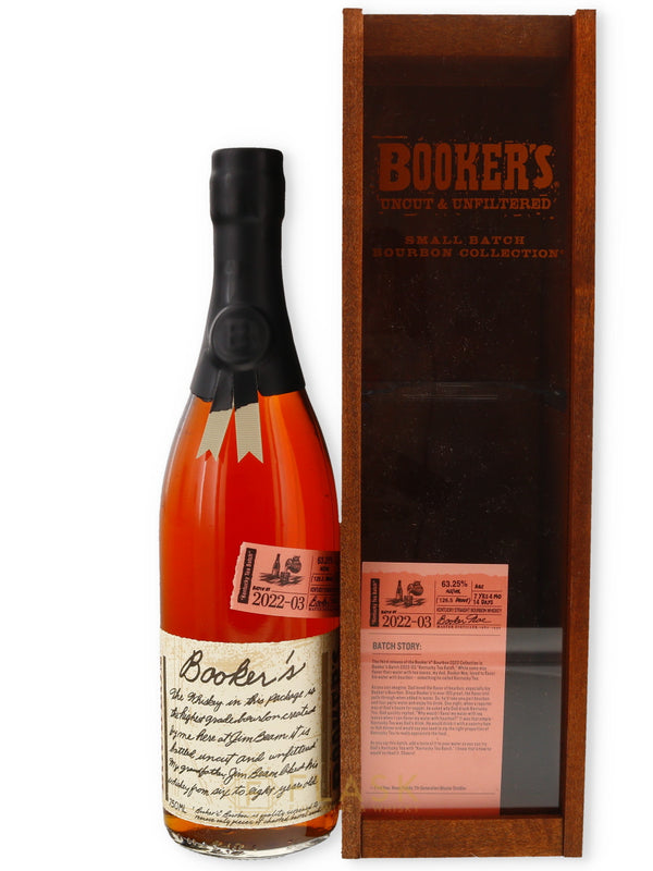 Bookers Bourbon 2022-03 Kentucky Tea Batch 126.5 Proof - Flask Fine Wine & Whisky