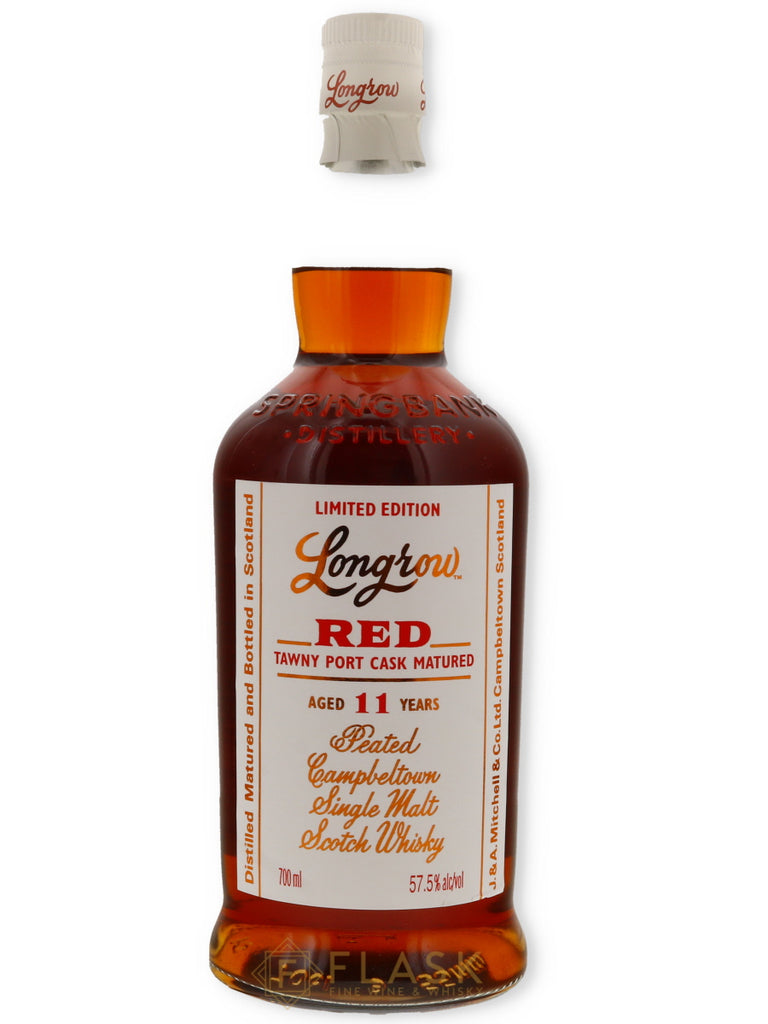 Longrow Red Tawny Port Cask Matured 11 Year Old Peated Single Malt Scotch Whisky - Flask Fine Wine & Whisky