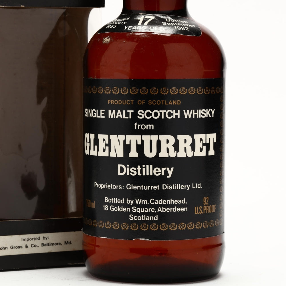 Glenturret 1965 17 Year Old Cadenhead's Dumpy Bottle - Flask Fine Wine & Whisky