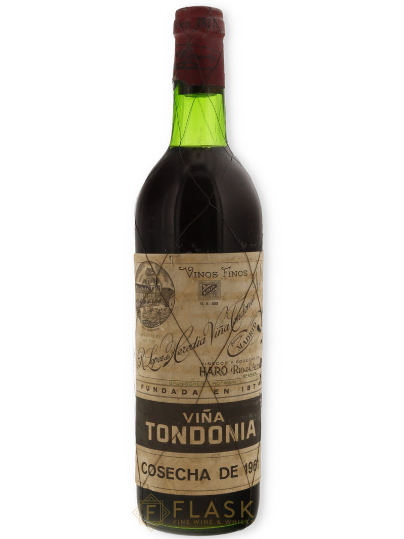 Lopez de Heredia Vina Tondonia Gran Reserva Rioja 1961 - Flask Fine Wine & Whisky
