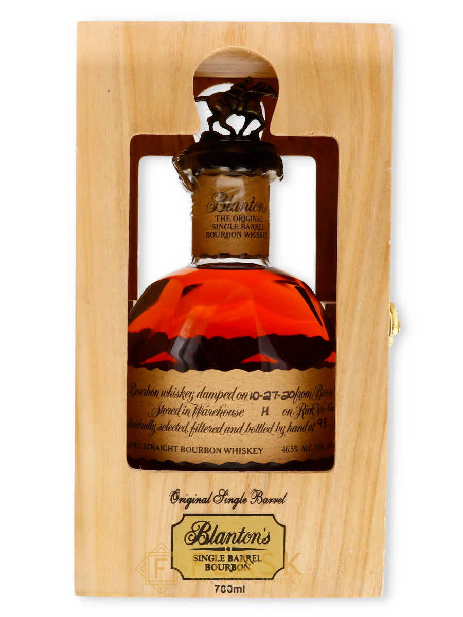 Blanton's Single Barrel Bourbon 2020 Wood Gift Box Edition - Flask Fine Wine & Whisky