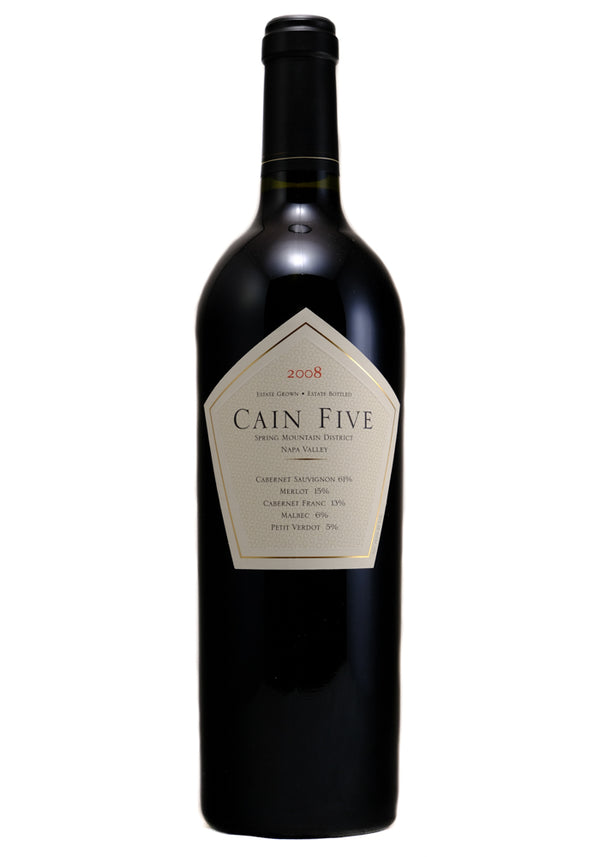 Cain Five Spring Mountain Napa Valley Red Wine 2008 - Flask Fine Wine & Whisky