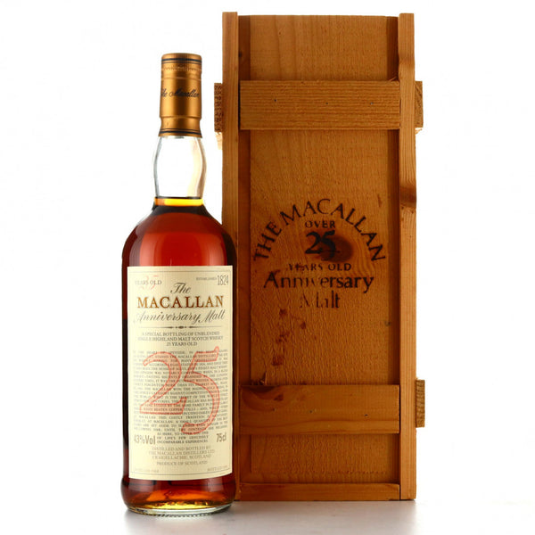 Macallan Anniversary Malt 25 Year Old 1968 - Flask Fine Wine & Whisky