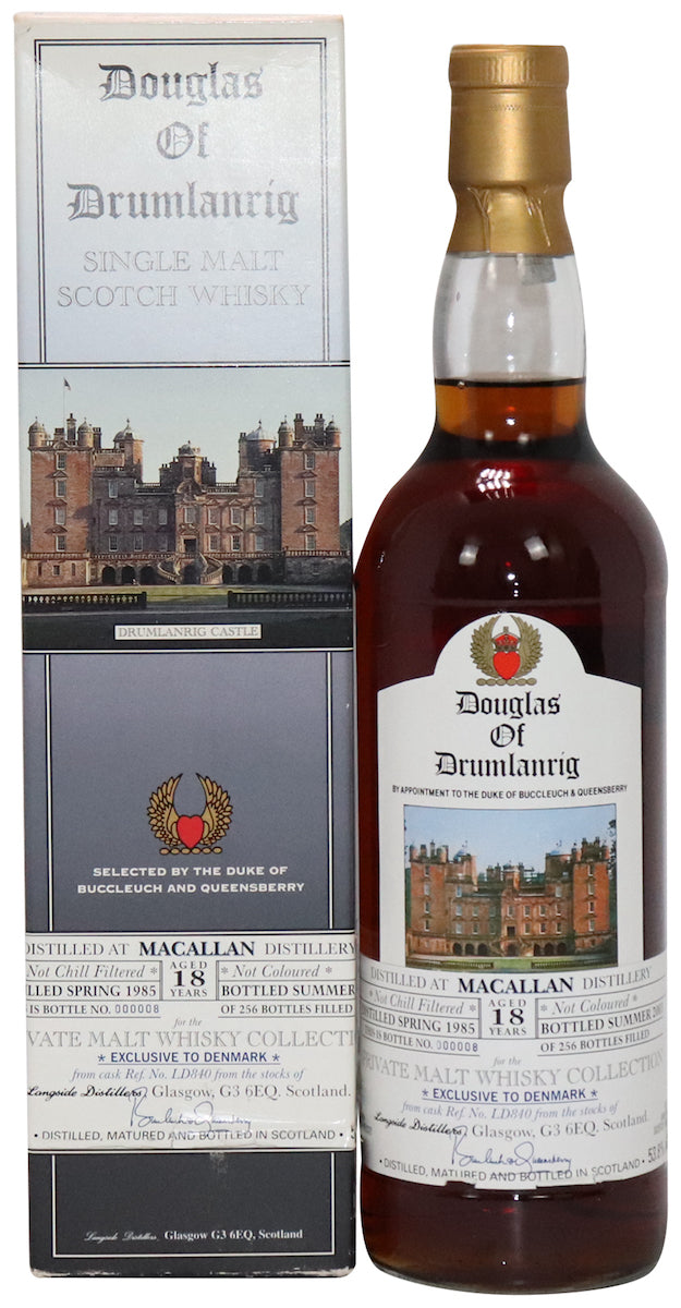 Macallan 1985 Douglas of Drumlanrig 18 Year Old Single Cask 53.8% - Flask Fine Wine & Whisky