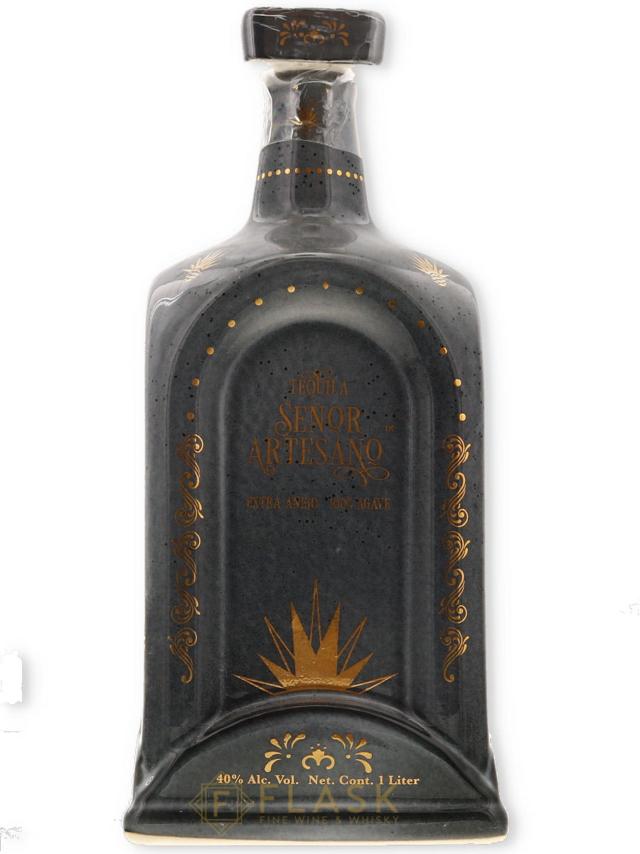 Senor Artesano Extra Anejo Ceramic 1L - Flask Fine Wine & Whisky