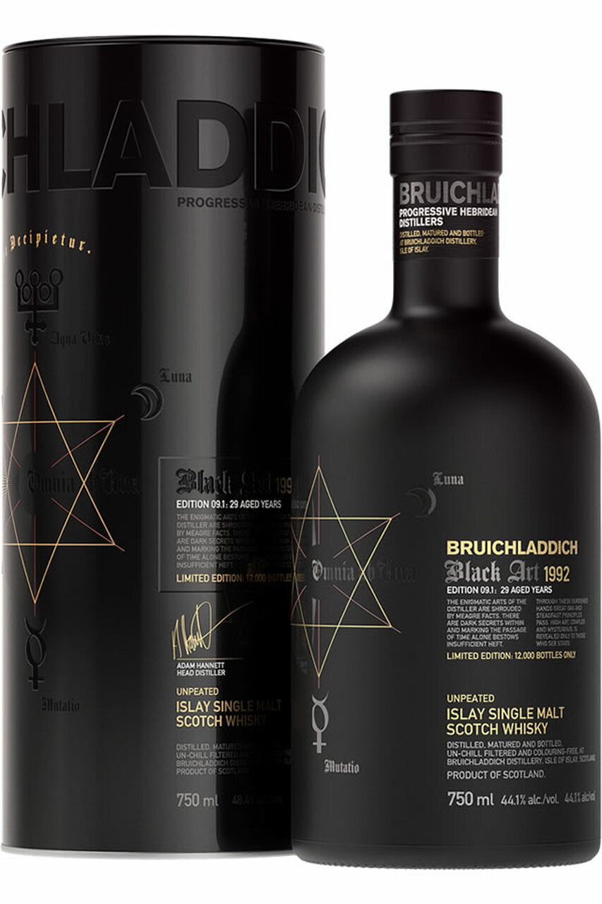 Bruichladdich Black Art 1992 Edition 9.1 29 Year Old Single Malt - Flask Fine Wine & Whisky