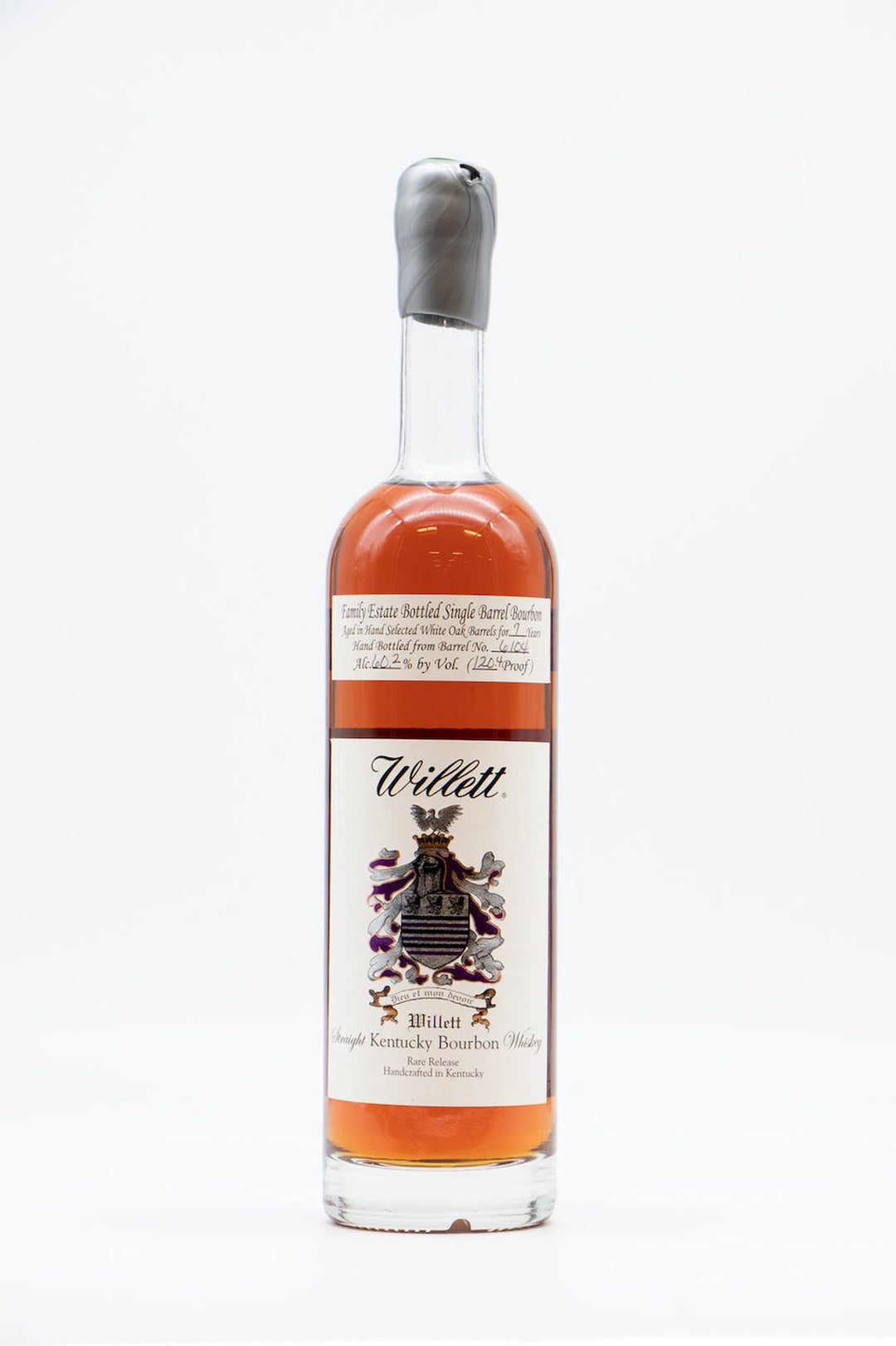 Willett Family Estate Single Barrel Bourbon 7 Year #6104 Silver Wax / Gajane Stockholm Sweden - Flask Fine Wine & Whisky