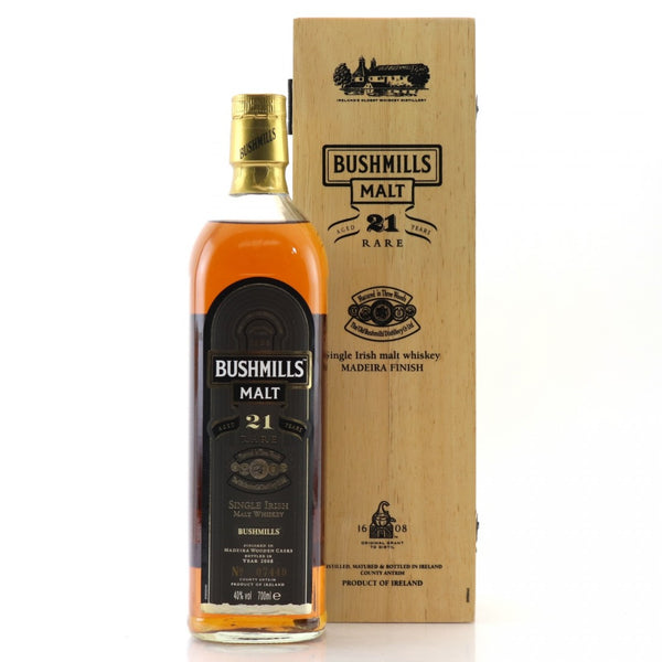Bushmills 21 Year Old Three Wood Madeira Finish 2008 Release - Flask Fine Wine & Whisky