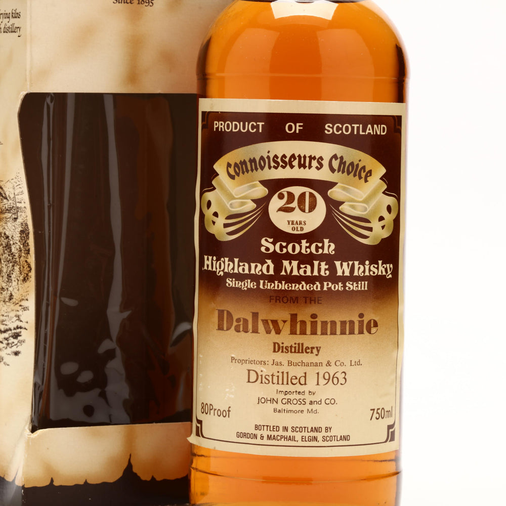 Dalwhinnie 20 Year Old Gordon and Macphail Connoisseurs Choice 1963 - Flask Fine Wine & Whisky