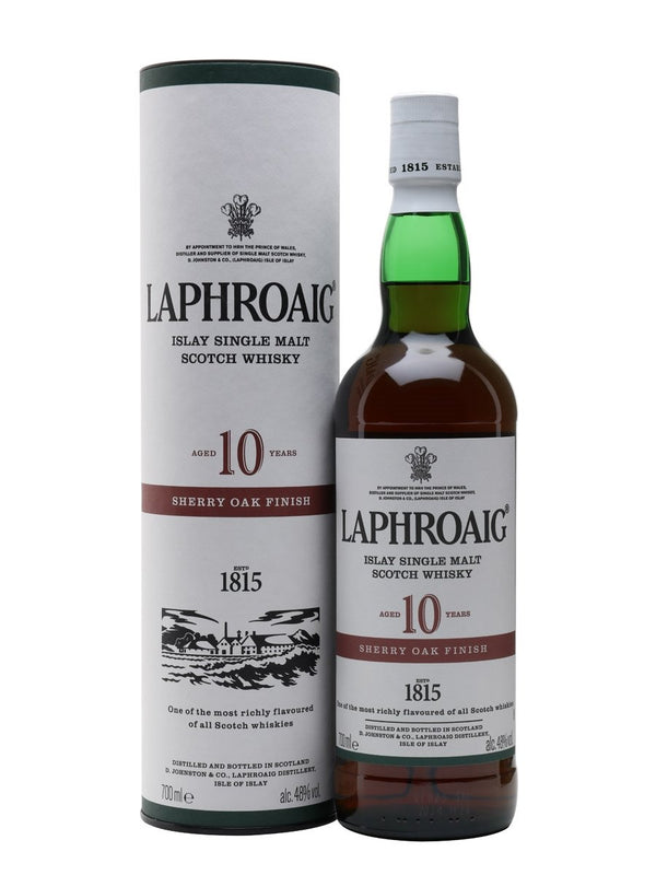 Laphroaig 10 Year Old Sherry Oak Finish Single Malt - Flask Fine Wine & Whisky