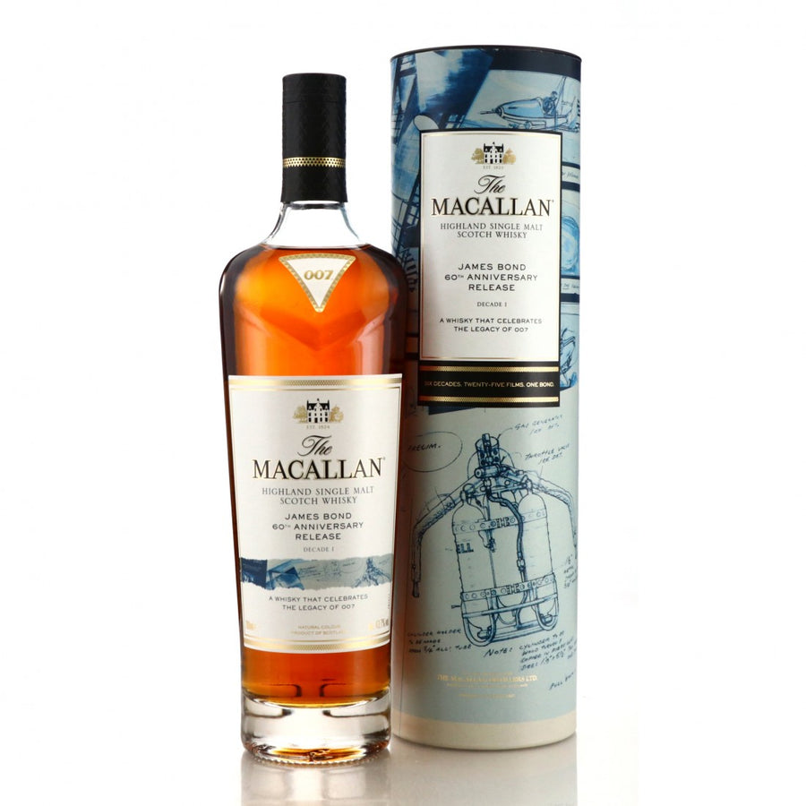 Macallan James Bond 60th Anniversary Decade I Single Malt - Flask Fine Wine & Whisky