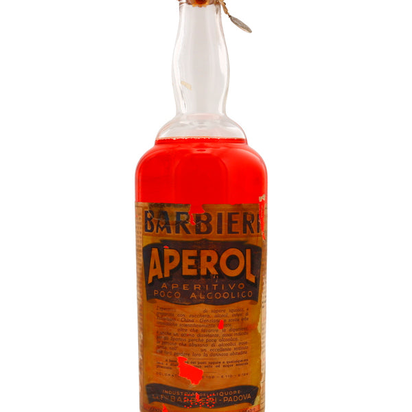 Aperol Barbieri Vintage Bottled 1950s 1 Liter