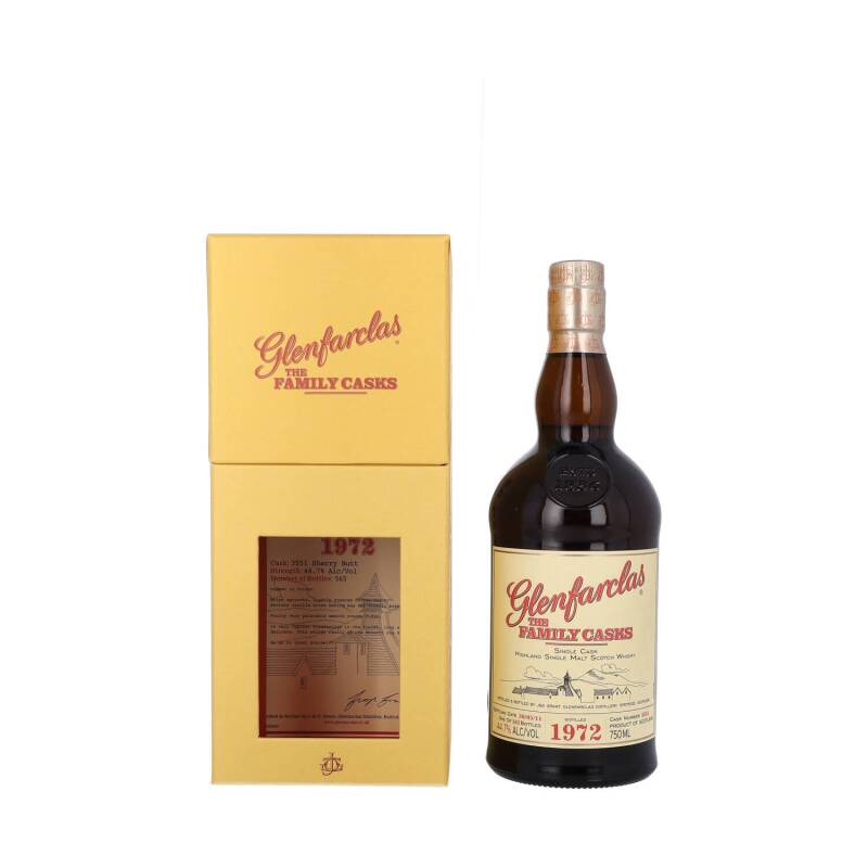 Glenfarclas 1972 39 Year Old Family Cask #3551 - Flask Fine Wine & Whisky