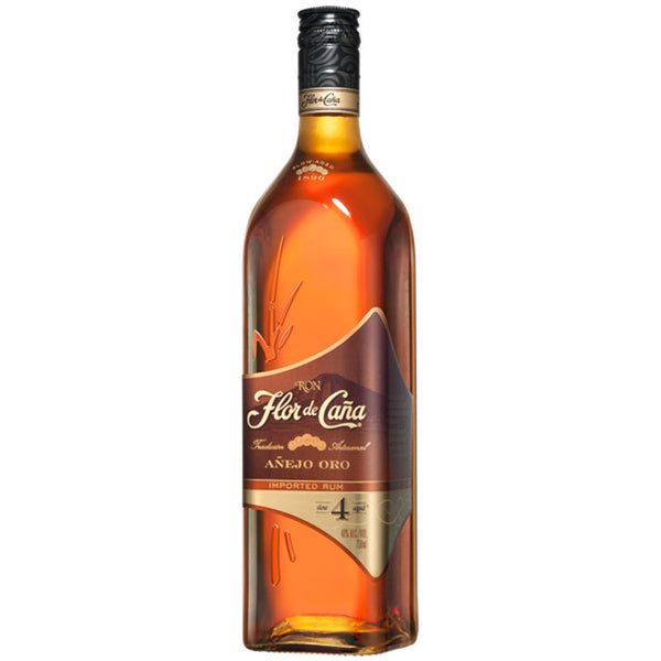 Flor de Cana Oro Anejo 4 Year Old Rum 750ml - Flask Fine Wine & Whisky